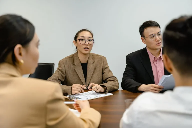 Accounting Services Meeting with clients
